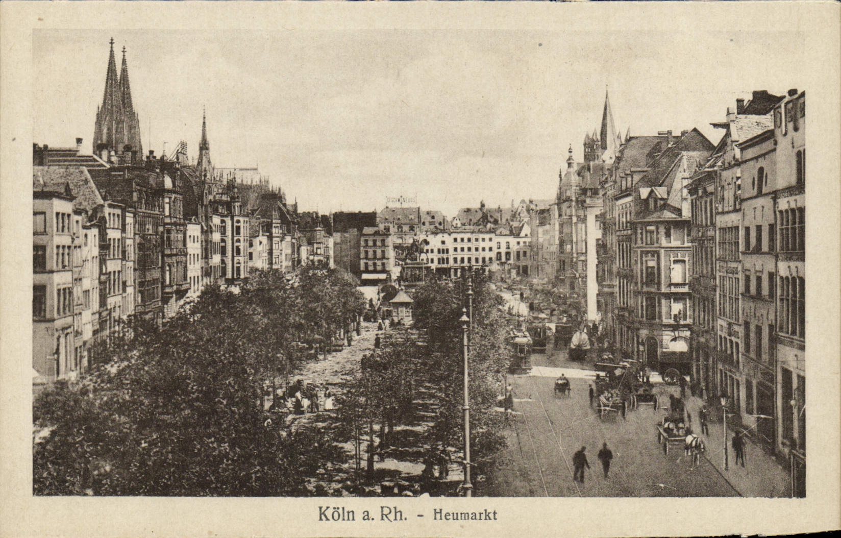 CPA Koln a Rh Heumarkt