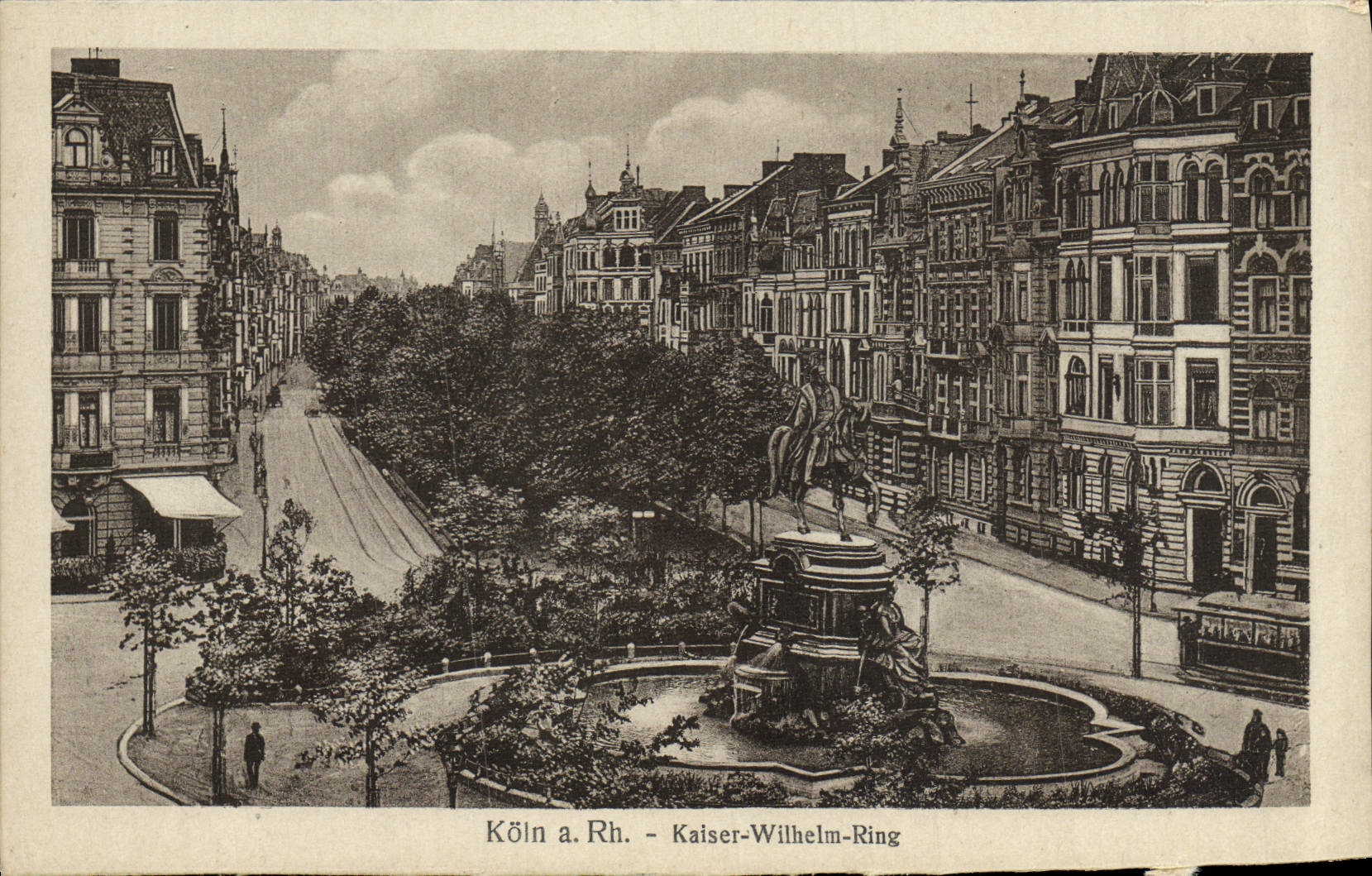 Anillo de boxeo el derecho Kaiser Wilhelm de Koln de la POSTAL de la VENDIMIA