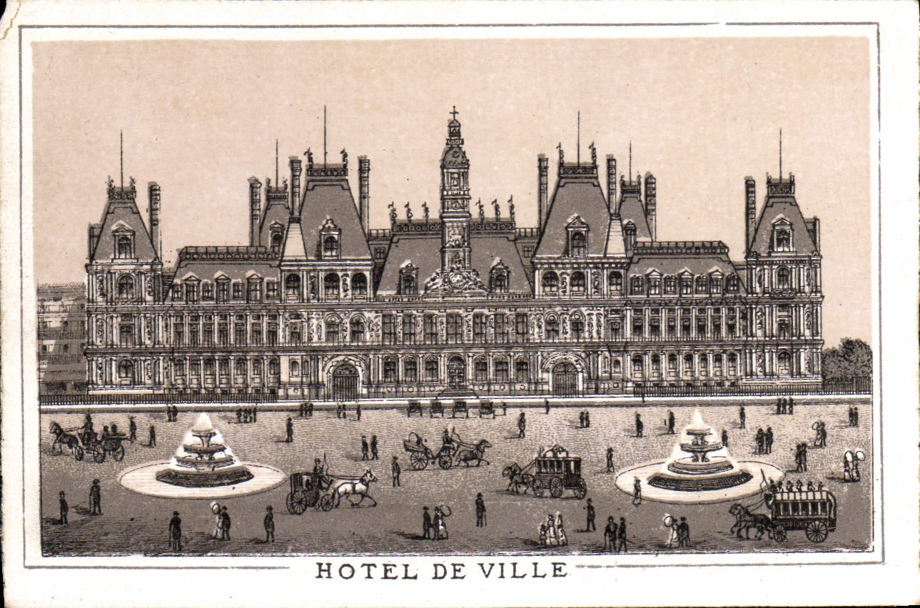 CPA Paris Hotel De Ville