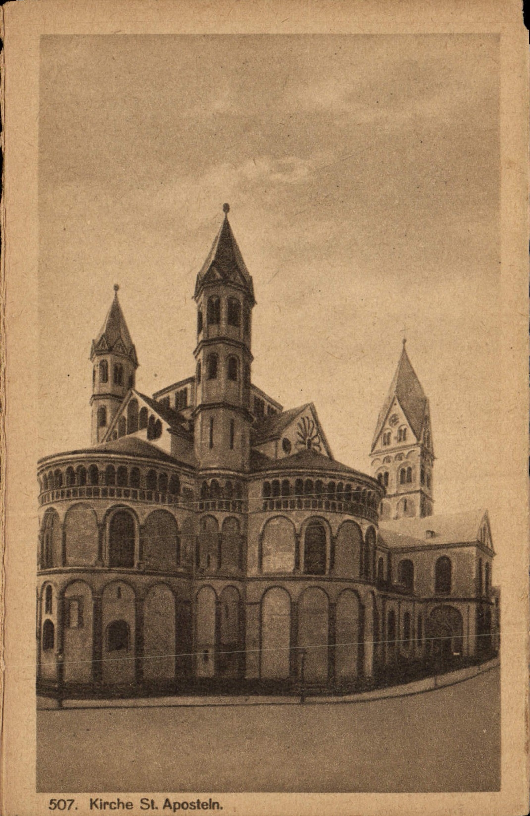 St Aposteln Koln de Kirche de la POSTAL de la VENDIMIA