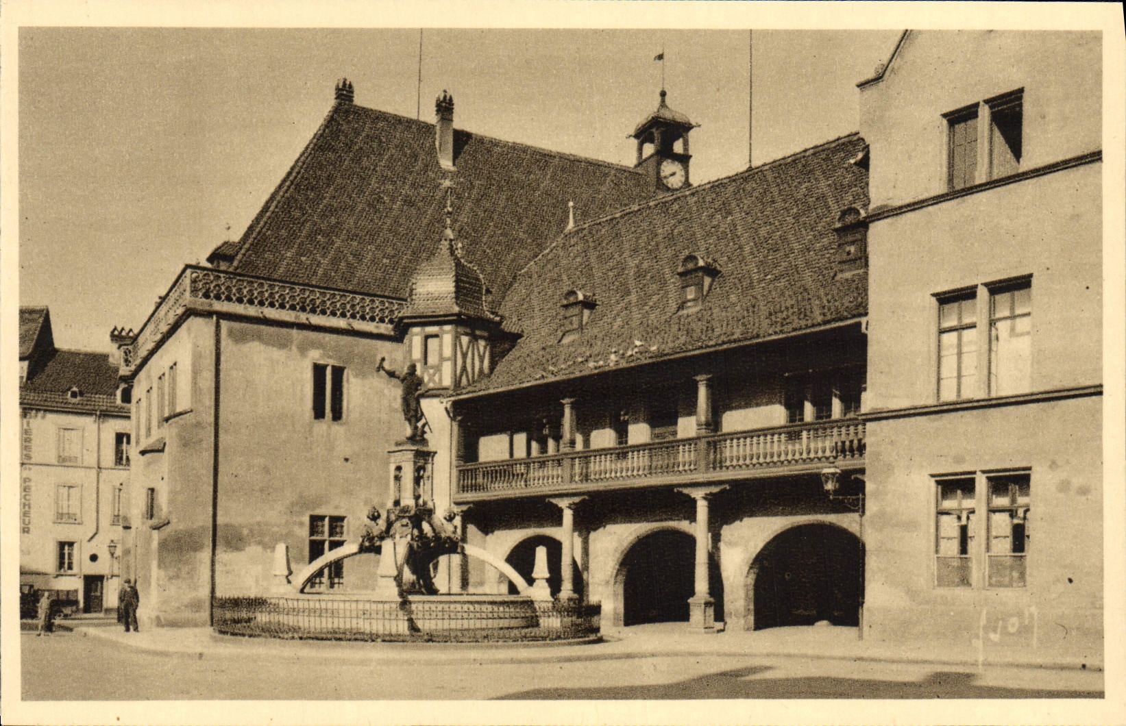 VINTAGE POSTCARD Colmar Old Customs