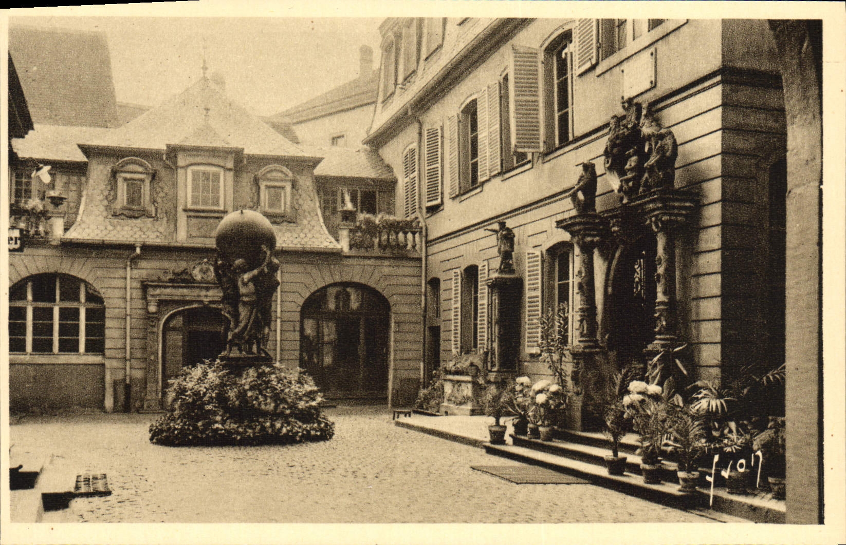 VINTAGE POSTCARD Colmar Bartholdi House