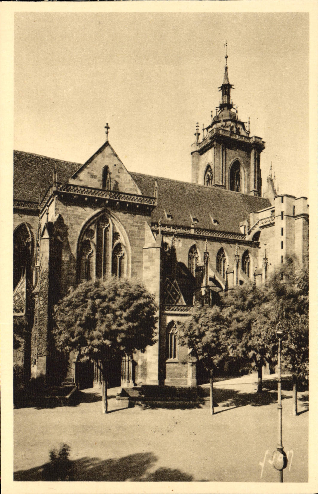 CPA Colmar La Cathedrale Saint Martin