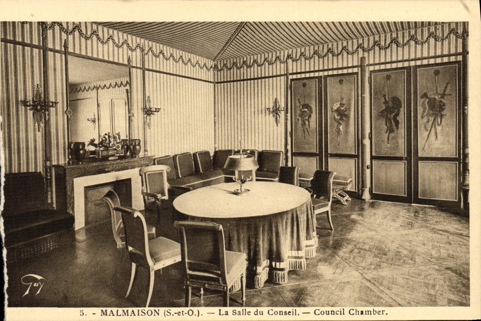 CPA Malmaison La Salle du Conseil