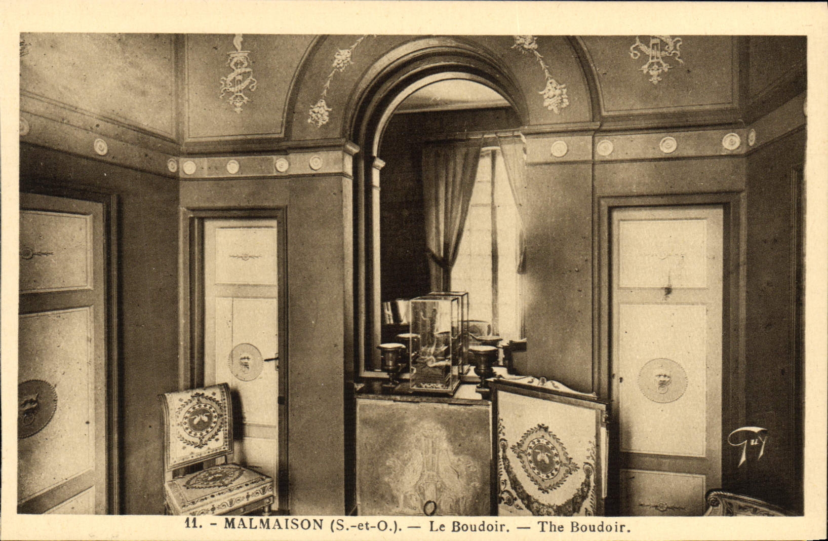 CPA Malmaison Le boudoir