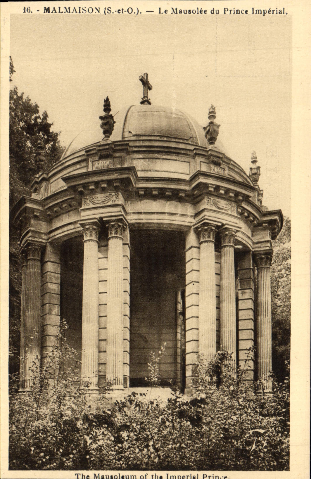 CPA Malmaison Le Mausolee Du Prince Imperial