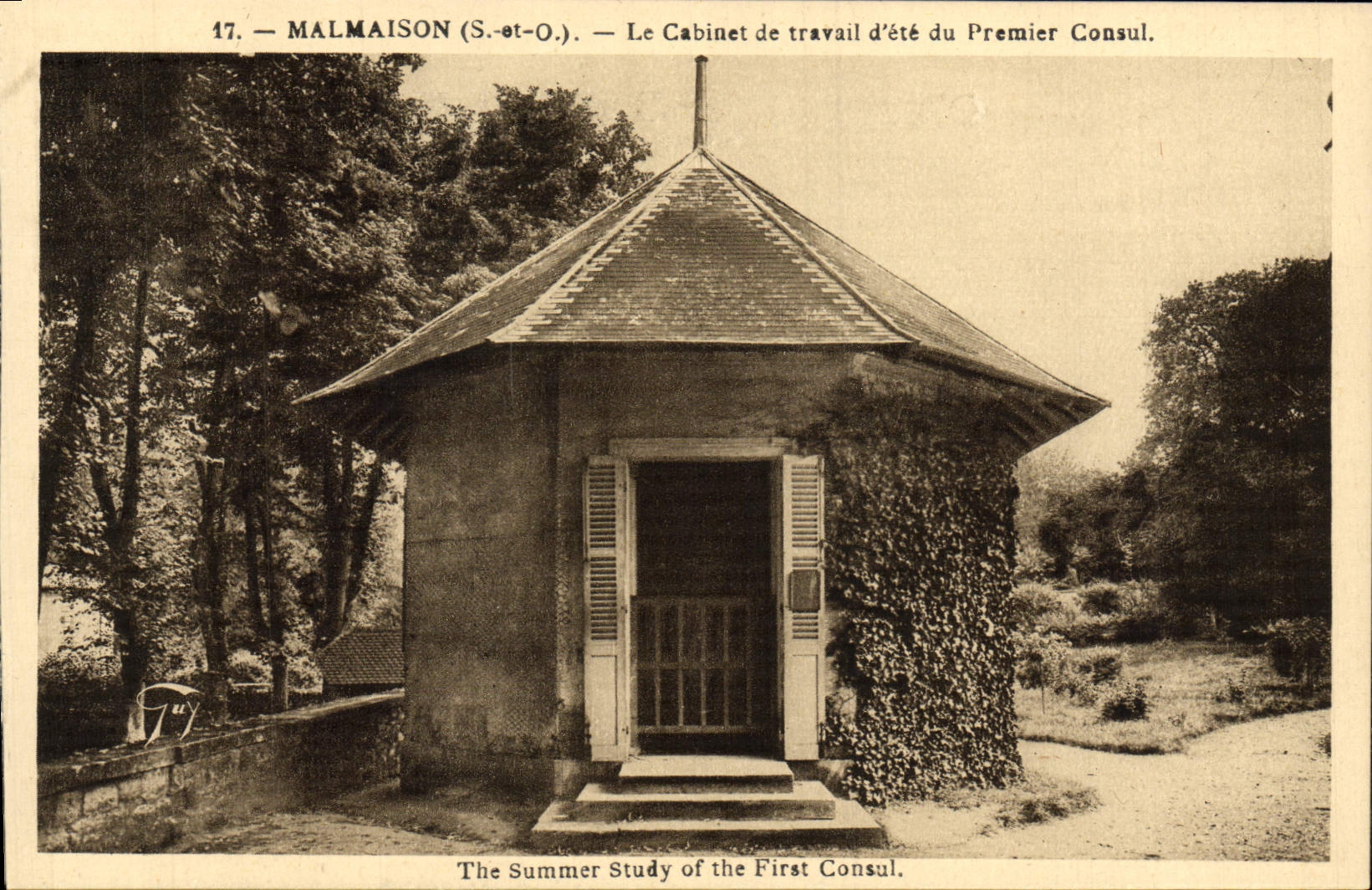 CPA Malmaison Le Cabinet de Travail d'ete du Premier Consul