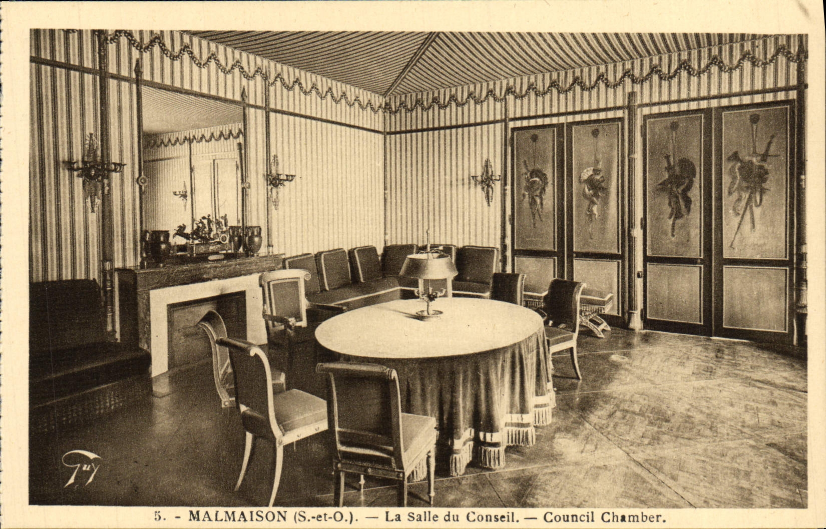 CPA Malmaison La Salle du Conseil