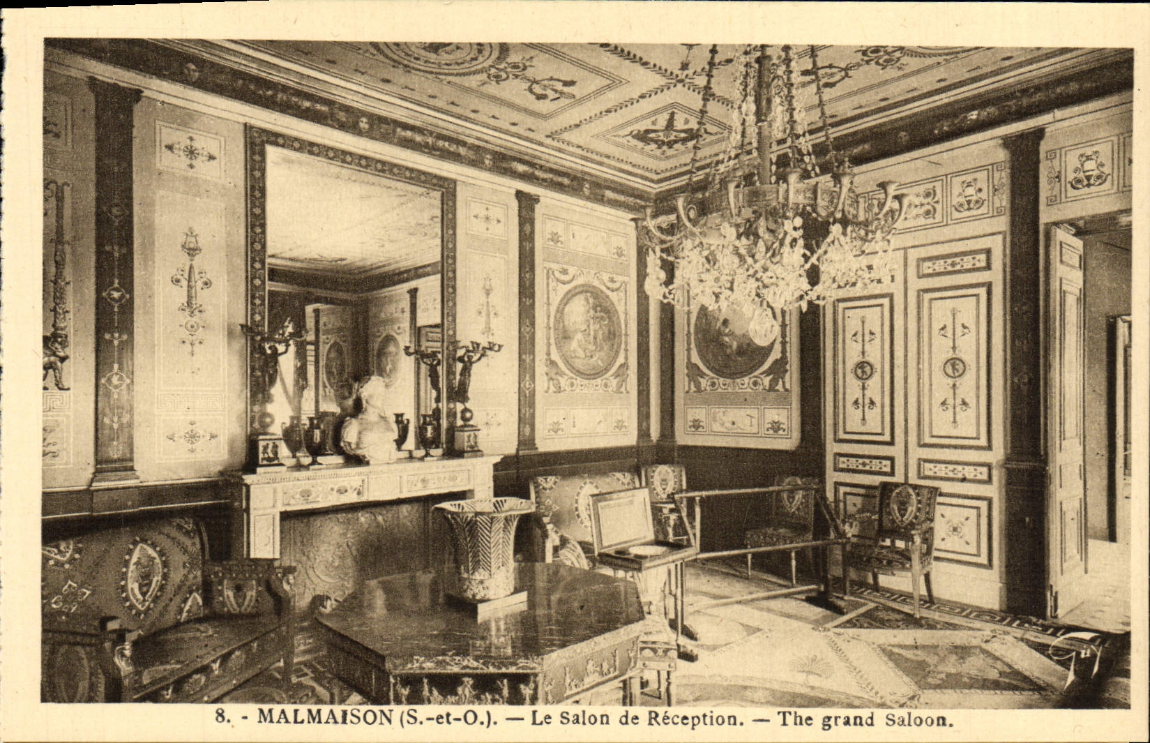 CPA Malmaison Le Salon de Reception