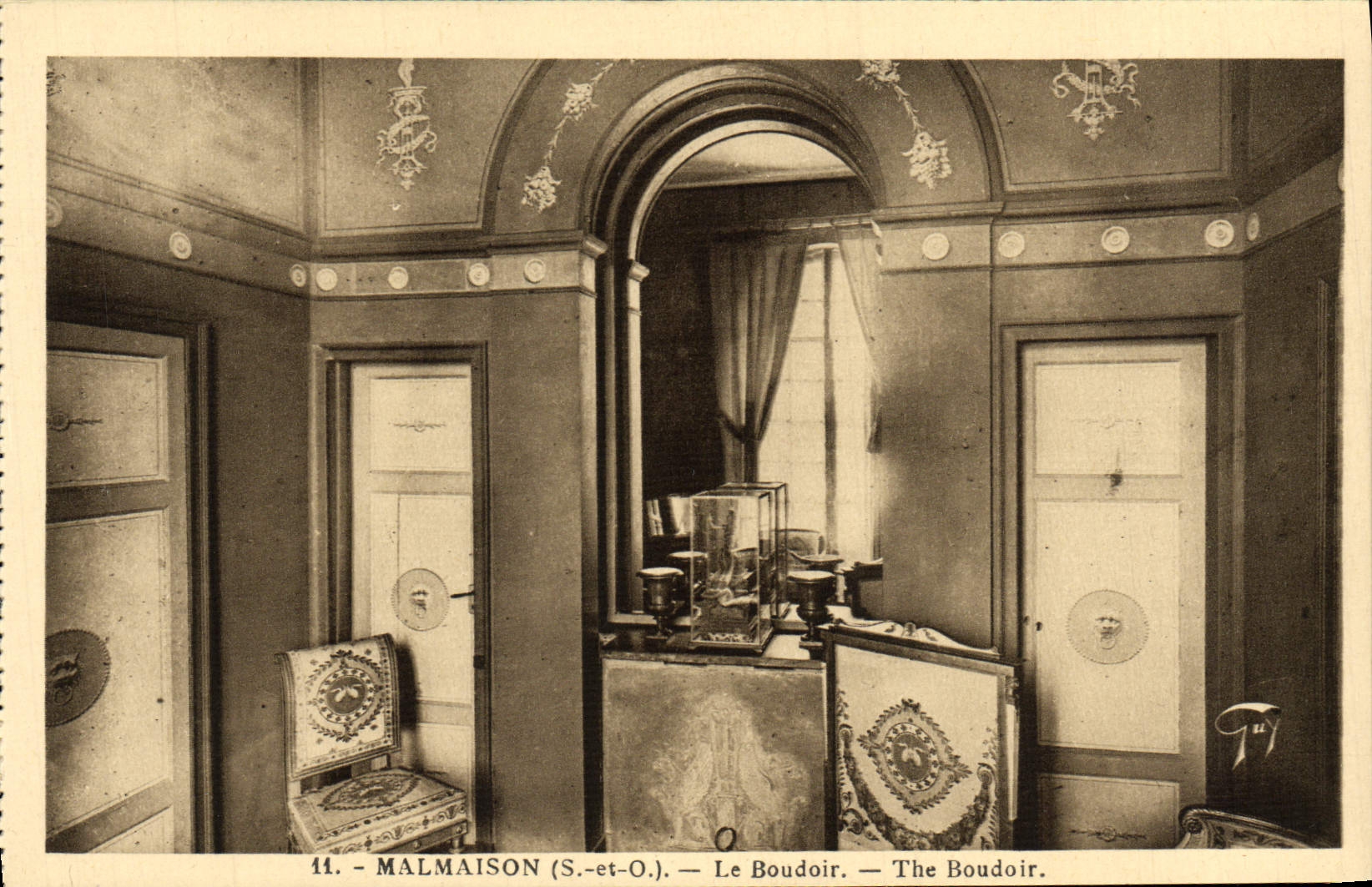 CPA Malmaison Le Boudoir