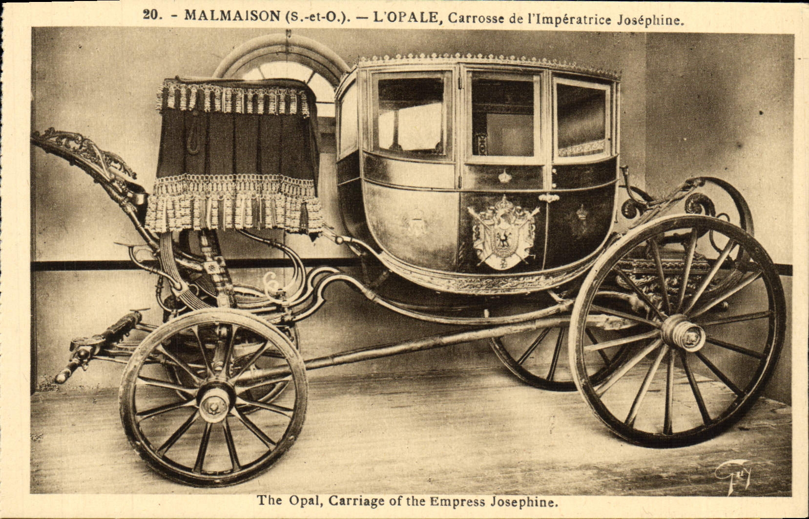 CPA Malmaison L'Opale Carrosse de L'Imperatrice