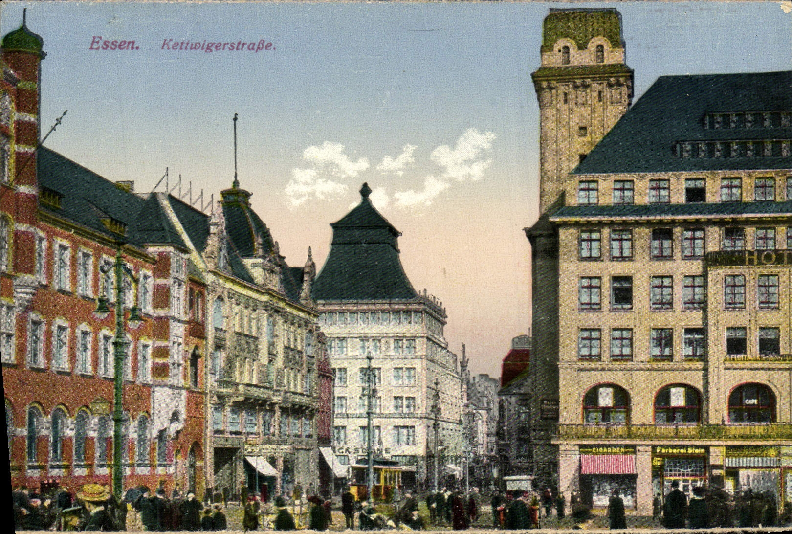 VINTAGE POSTCARD Essen Kettwigerstrabe