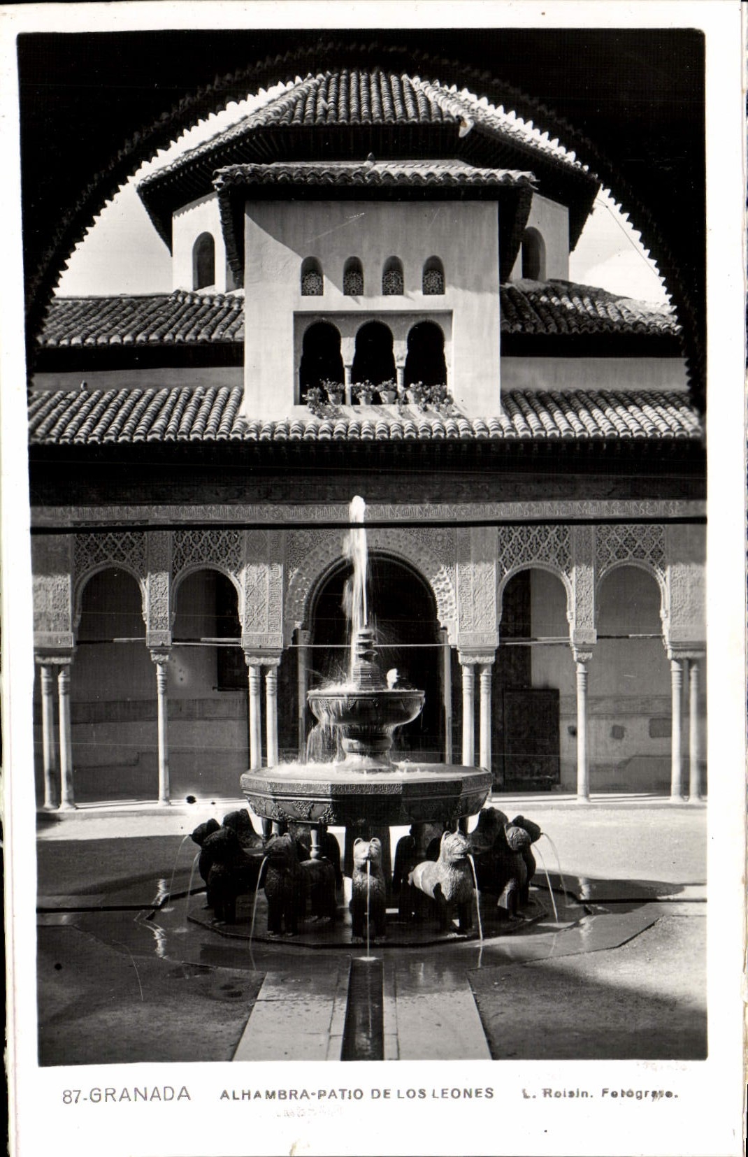 CPA Granada Alhambra Patio De Los Leones