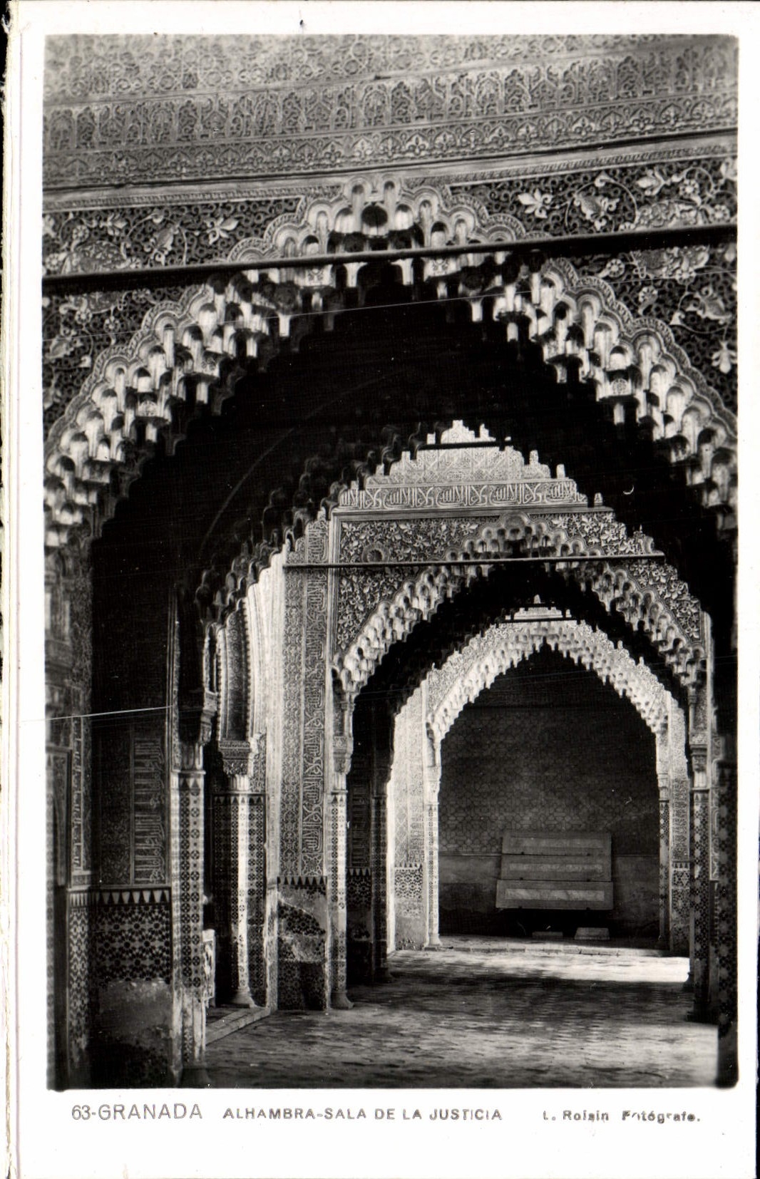 CPA Granada Alhambra Sala De La Justicia