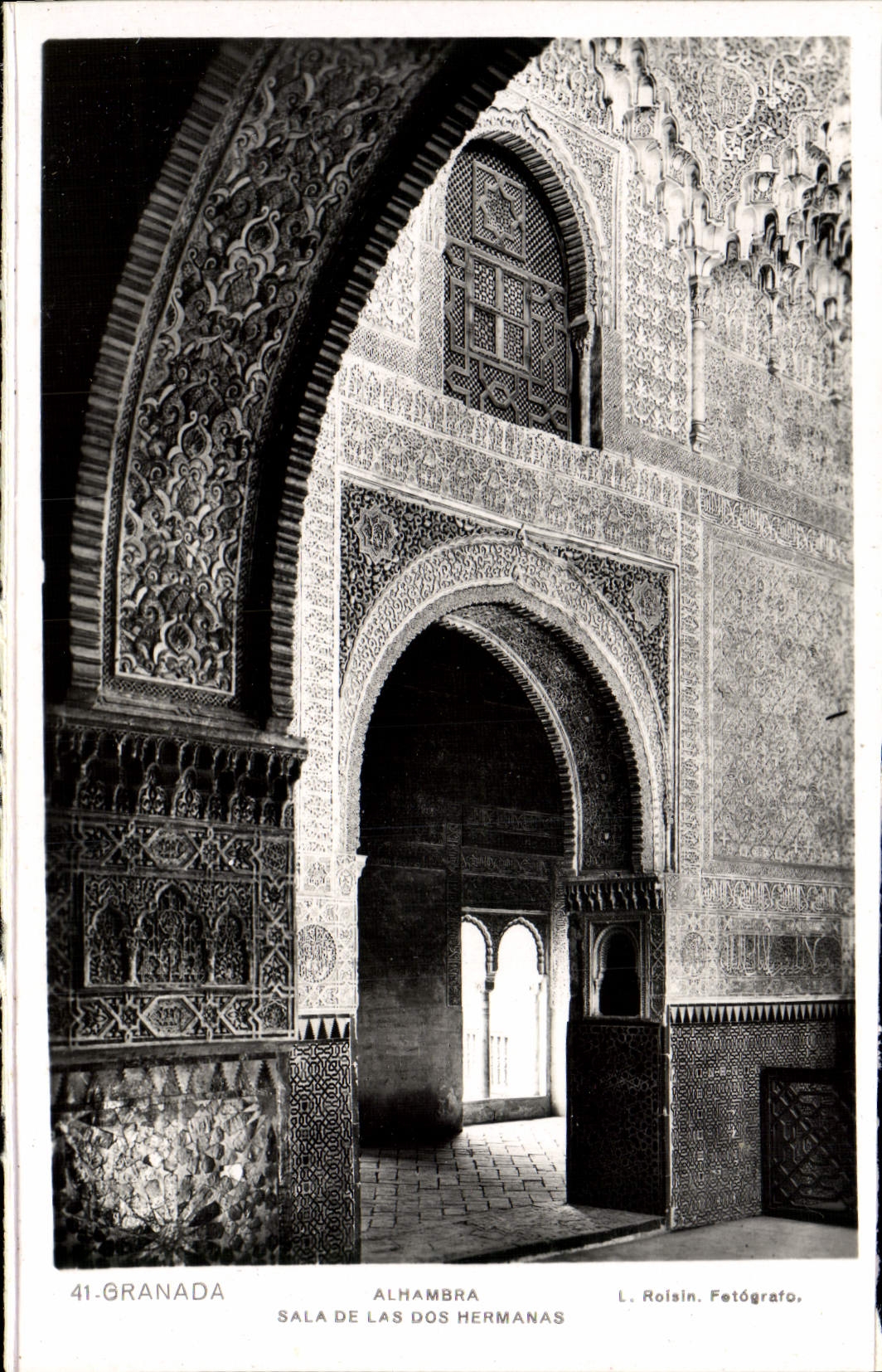 CPA Granada Alhambra Sala De Las Dos Hermanas