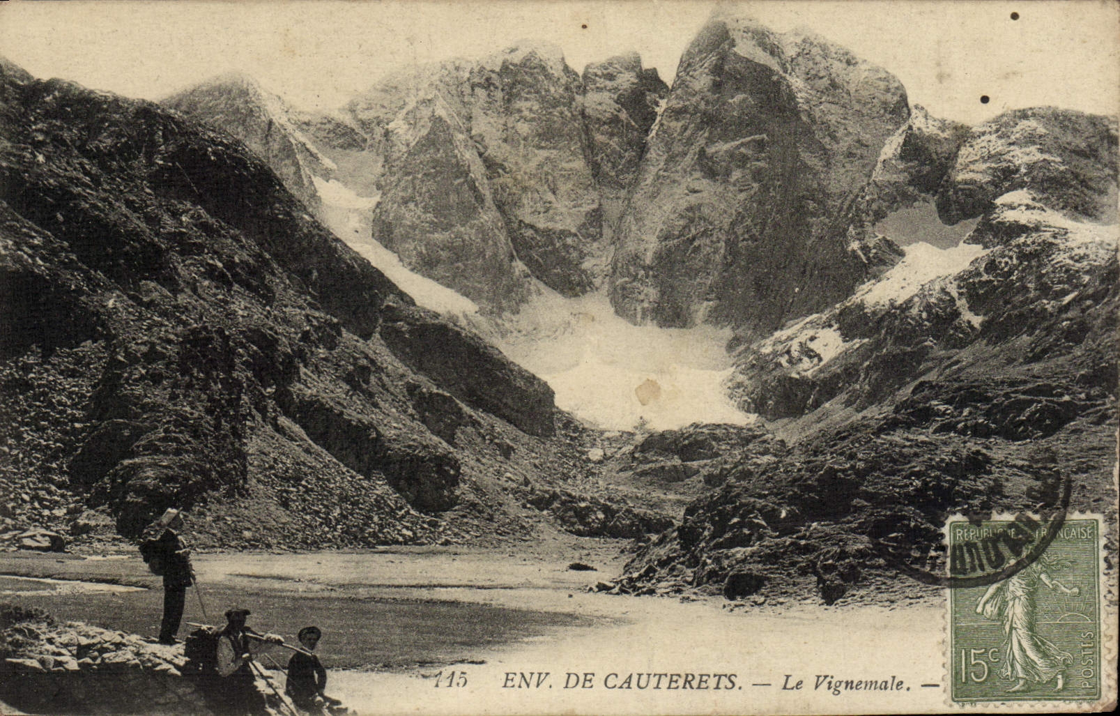 CPA Environs de Cauterets Le Vignemale