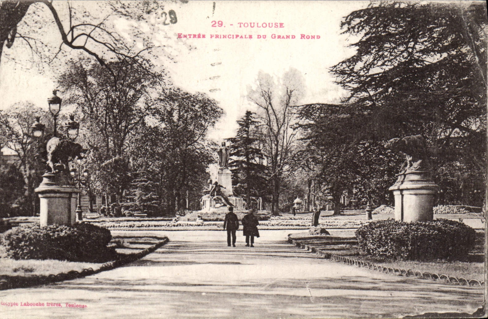 CPA.Toulouse Entree Principale du Grand Rond
