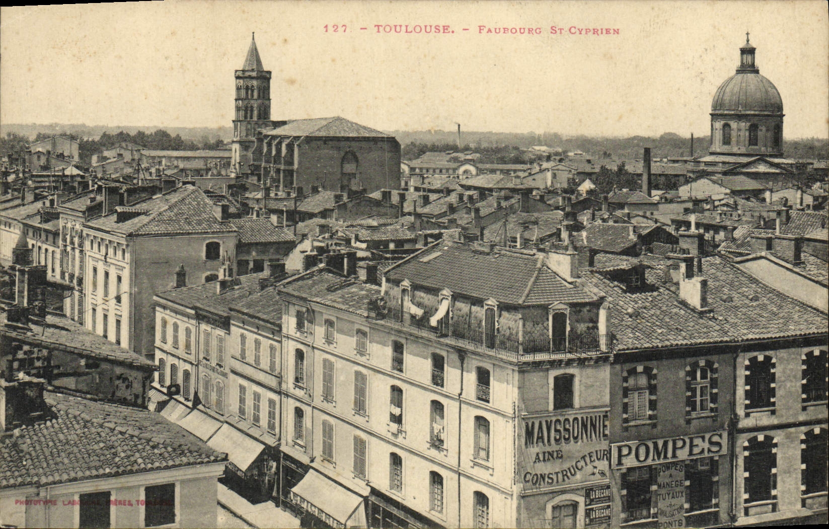 St Cipriano del suburbio de CPA.Toulouse
