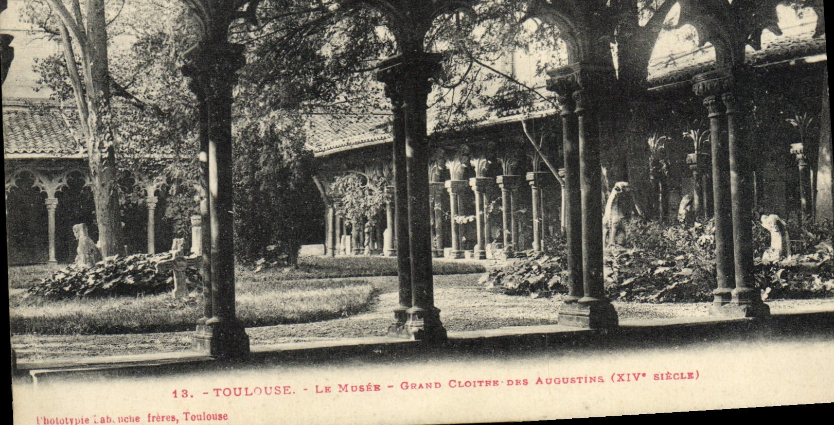 CPA.Toulouse el claustro grande del museo de Augustins