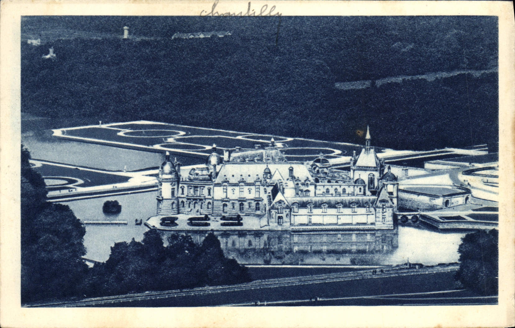 CPA Chateau de Chantilly Vue d'ensemble 