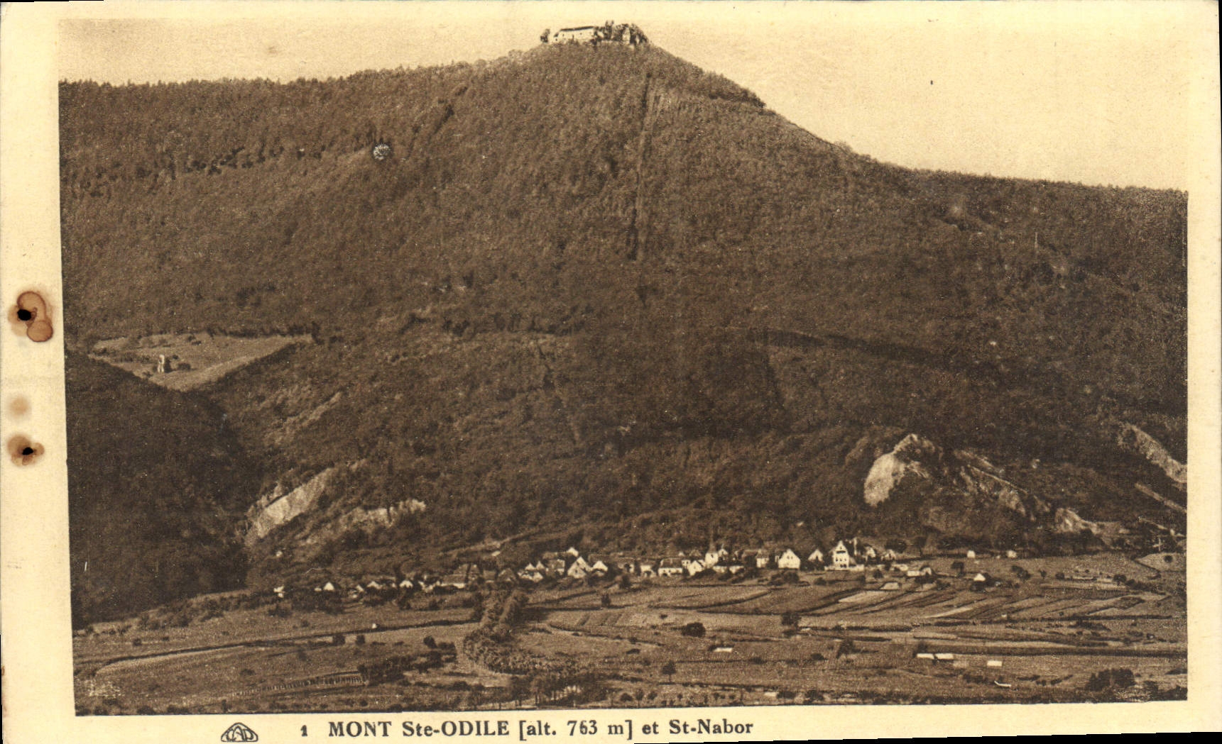 CPA Mont Ste Odile Et St Nabor