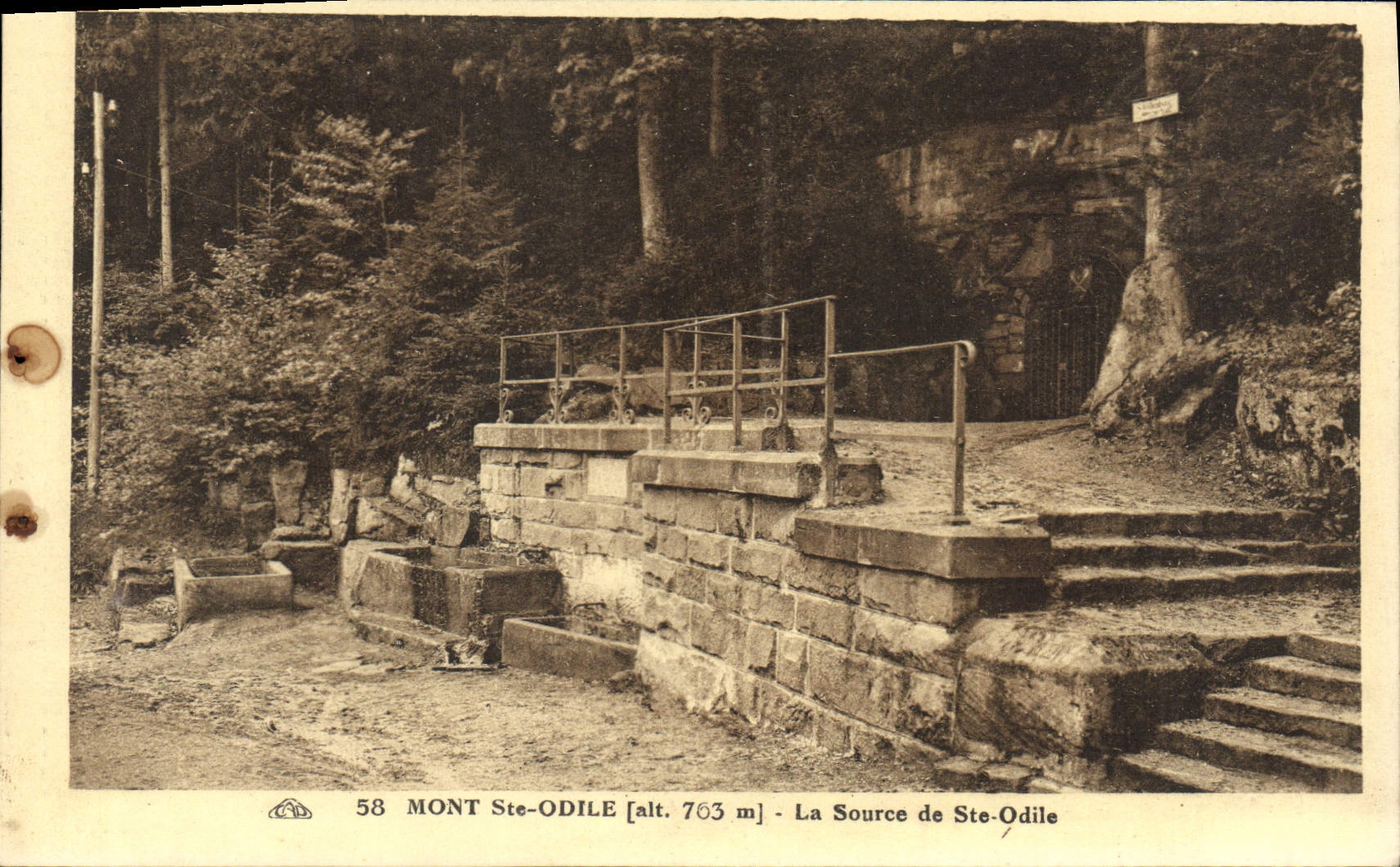 CPA Mont Ste Odile la Source De Ste Odile