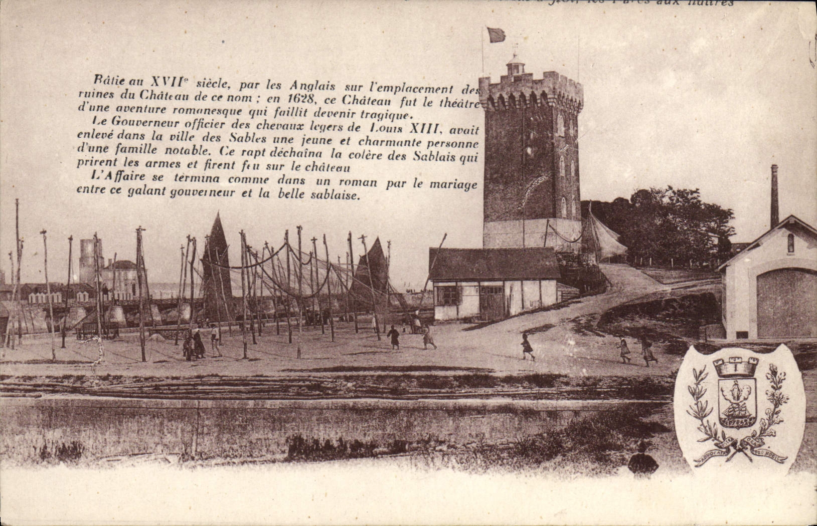 Barcos de la POSTAL de la VENDIMIA Sables d'Olonne