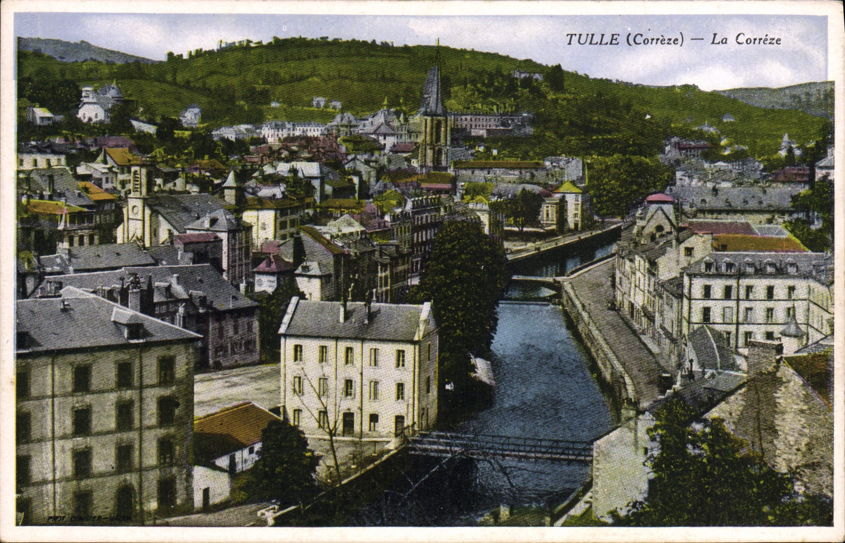 POSTAL Tulle Correze de la VENDIMIA