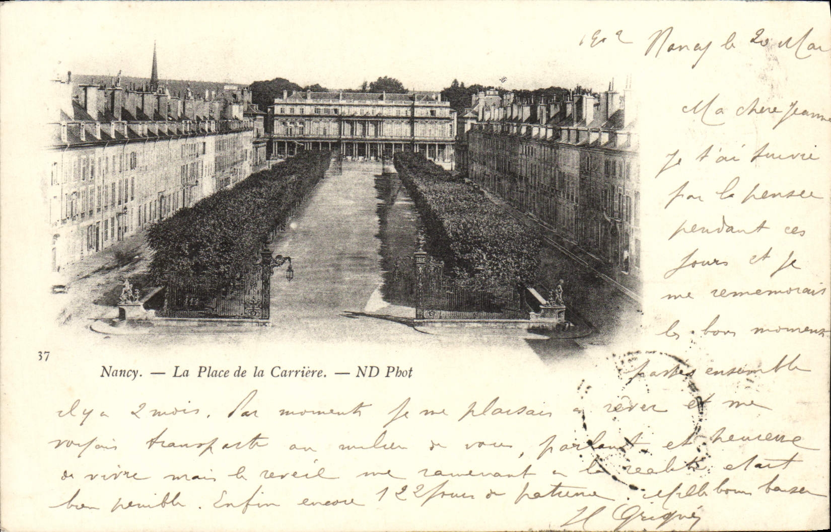 CPA Nancy La Place De La Carriere