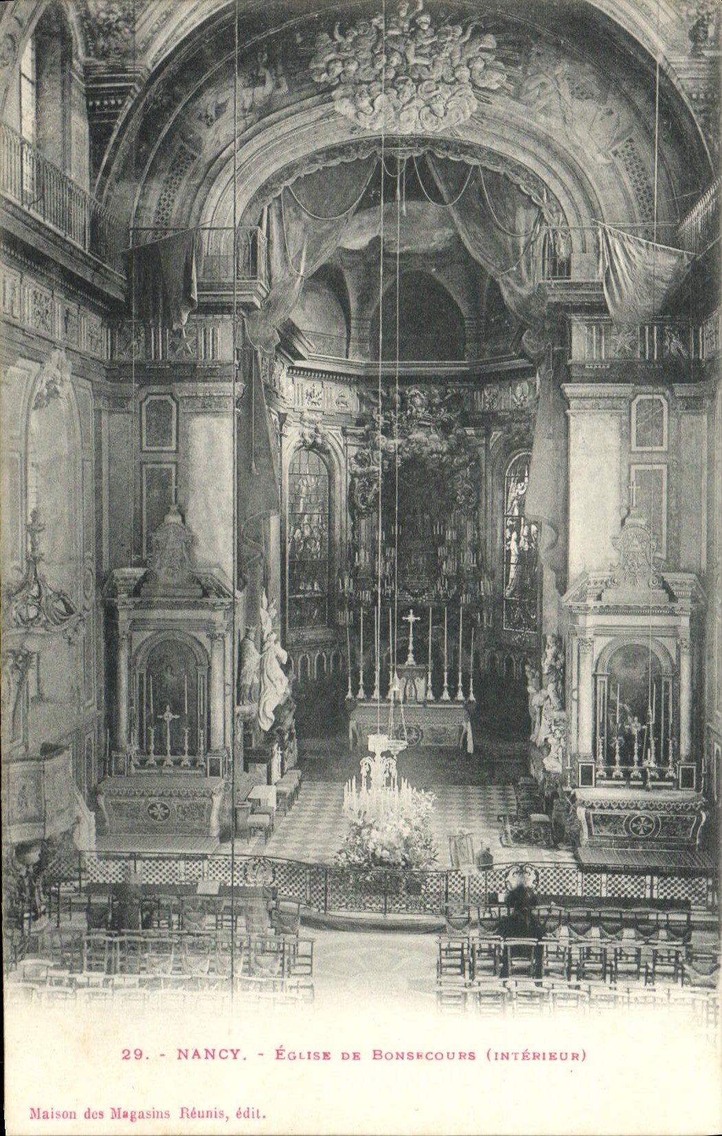 CPA Nancy Eglise De Bonsecours Interieur