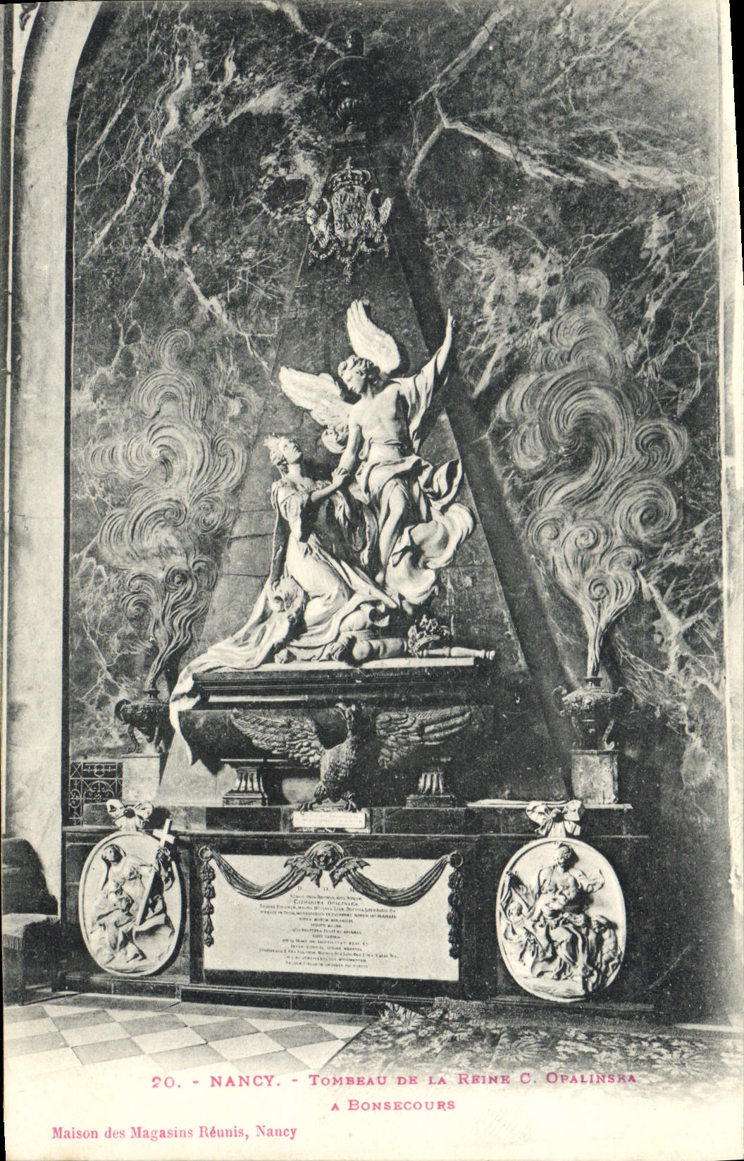CPA Nancy Tombeau De La Reine C Opalinska a Bonsecours