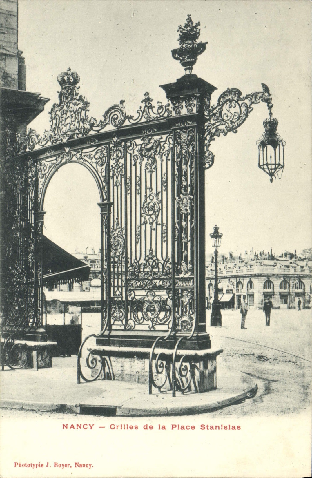 CPA Nancy Grilles De La Place Stanislas