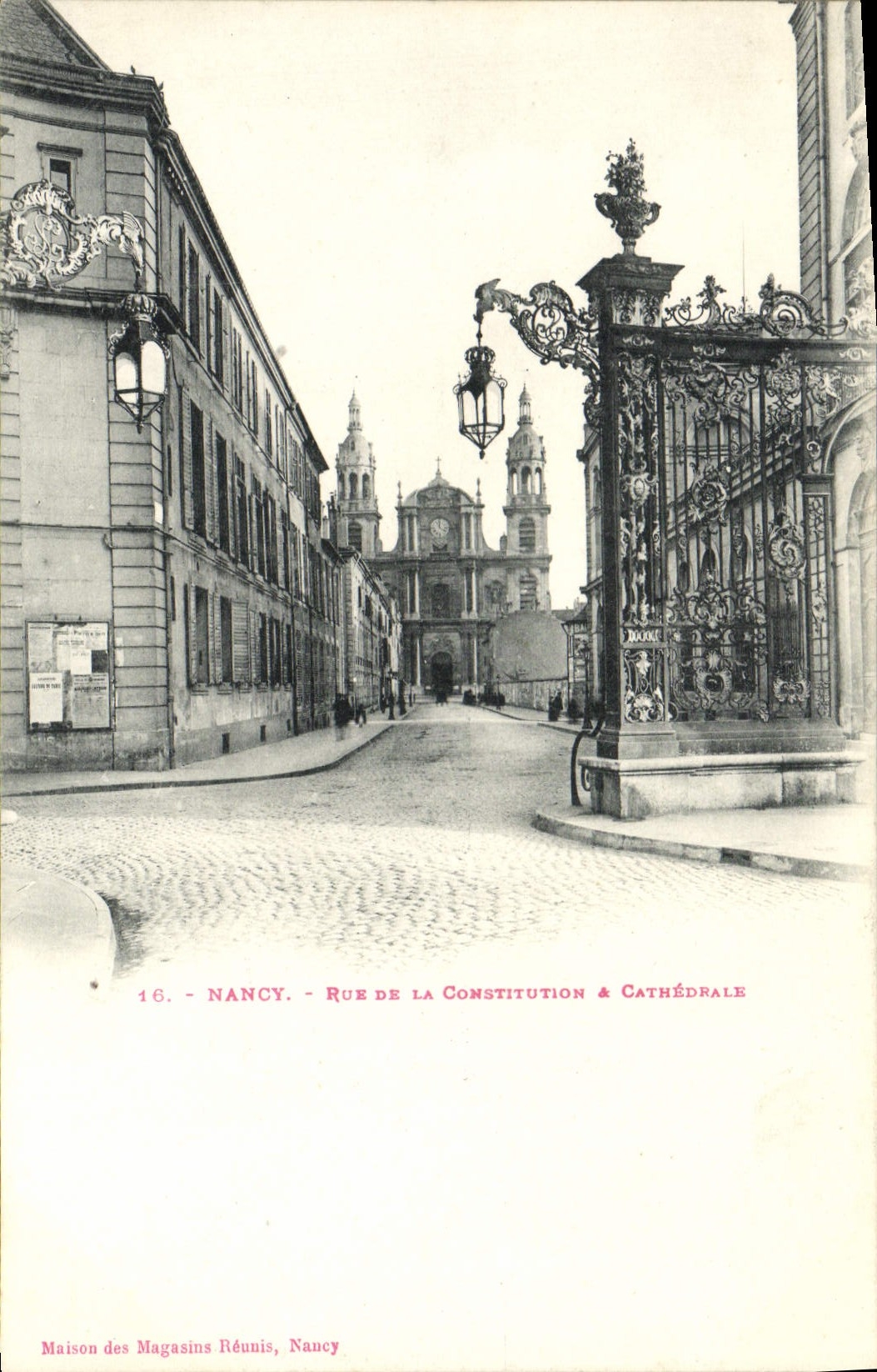 CPA Nancy Rue De La Constitution et cathedrale