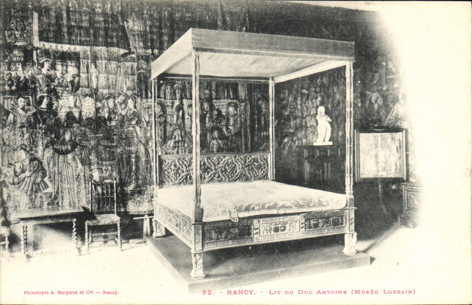 CPA Nancy Lit Du Duc Antoine Musee Lorrain