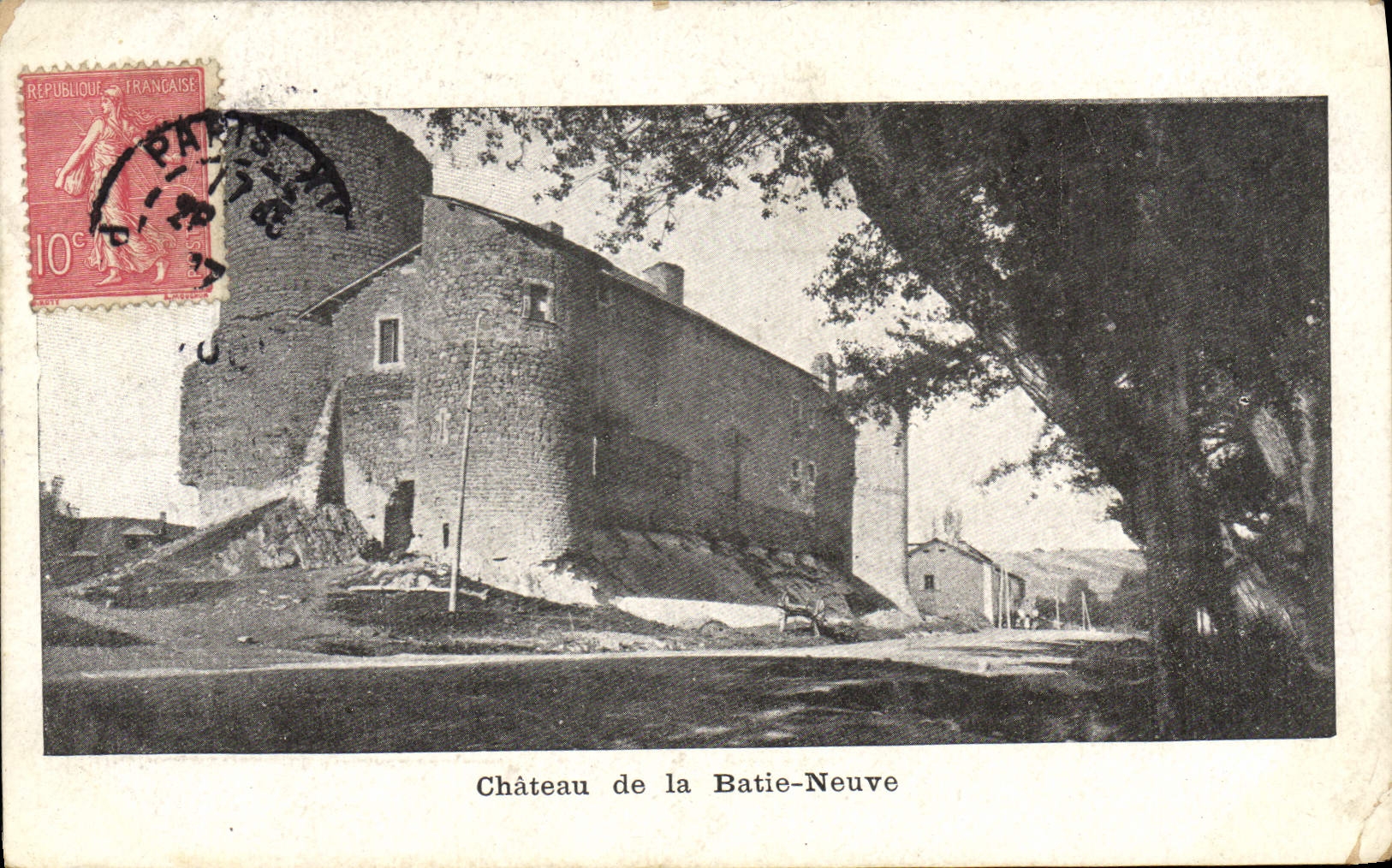 CPA Chateau De La Batie Neuve
