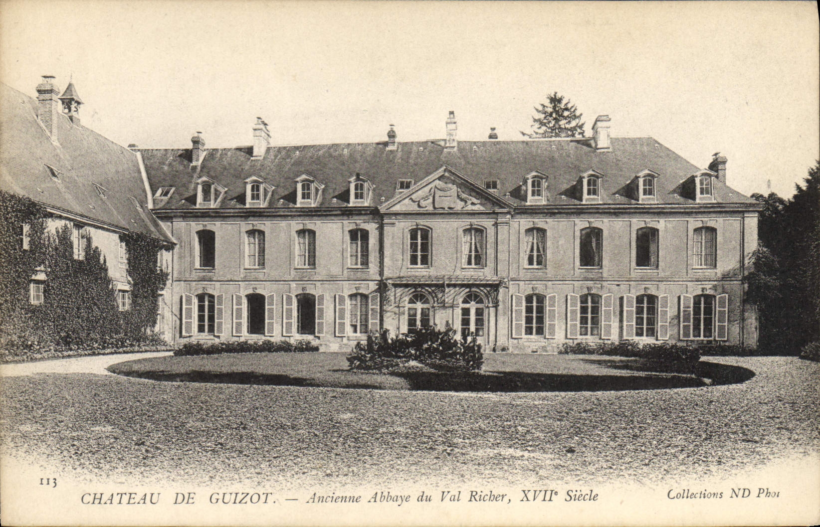 CPA Chateau De Guizot Ancienne Abbaye Du Val Richer