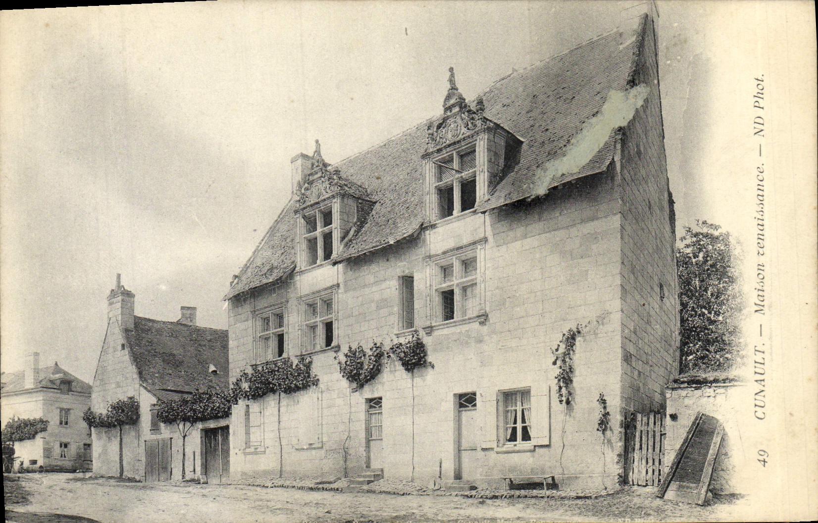 CPA Cunault Maison Renaissance