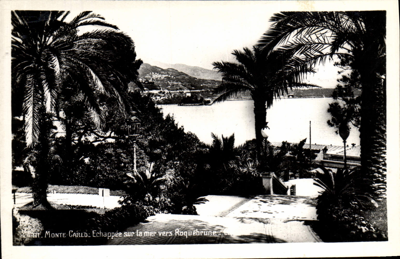 CPA Monte Carlo Echappee Sur La Mer Vers Roquebrune