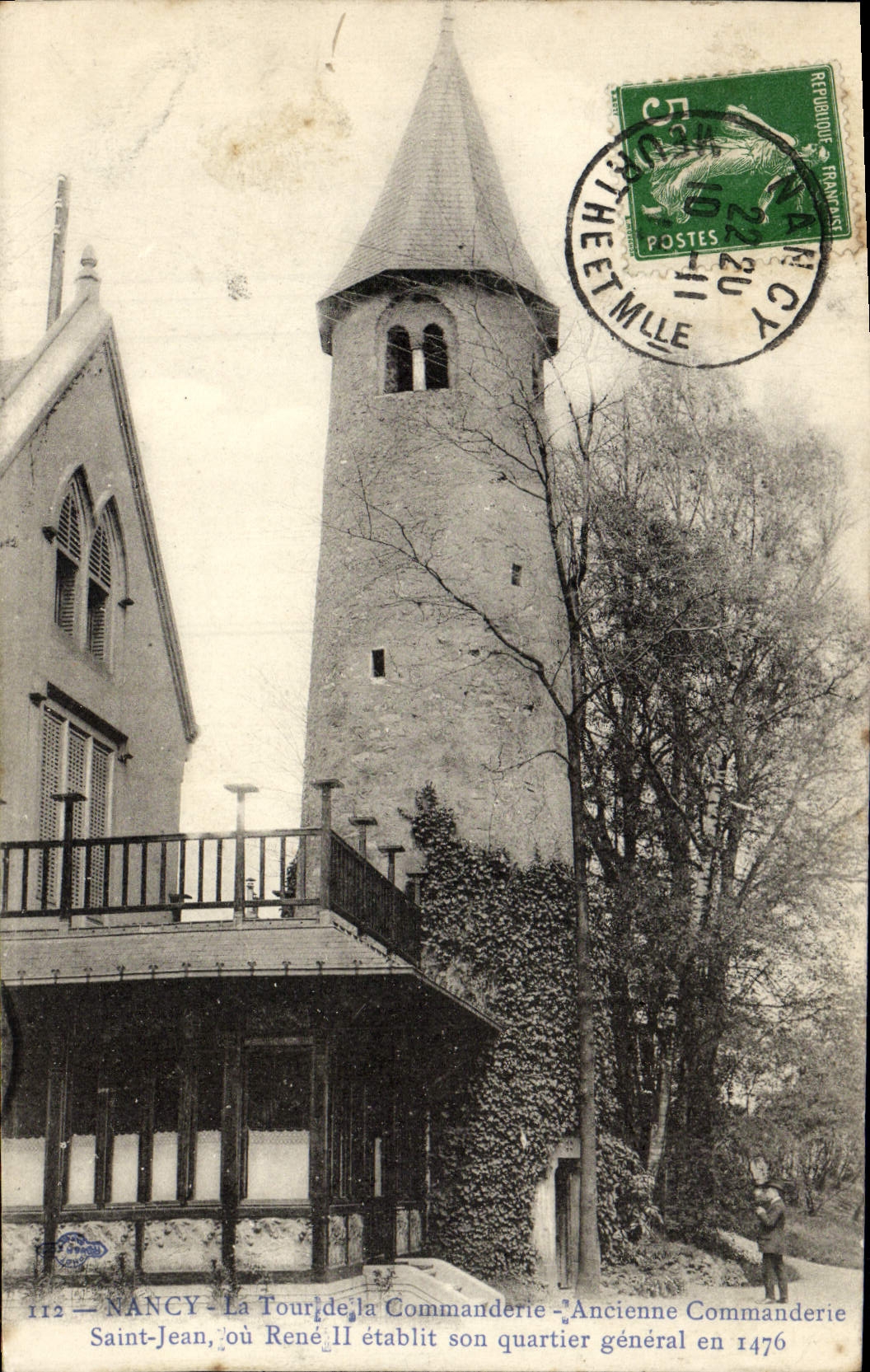CPA Nancy La Tour De La Commanderie Ancienne Commanderie Saint Jean