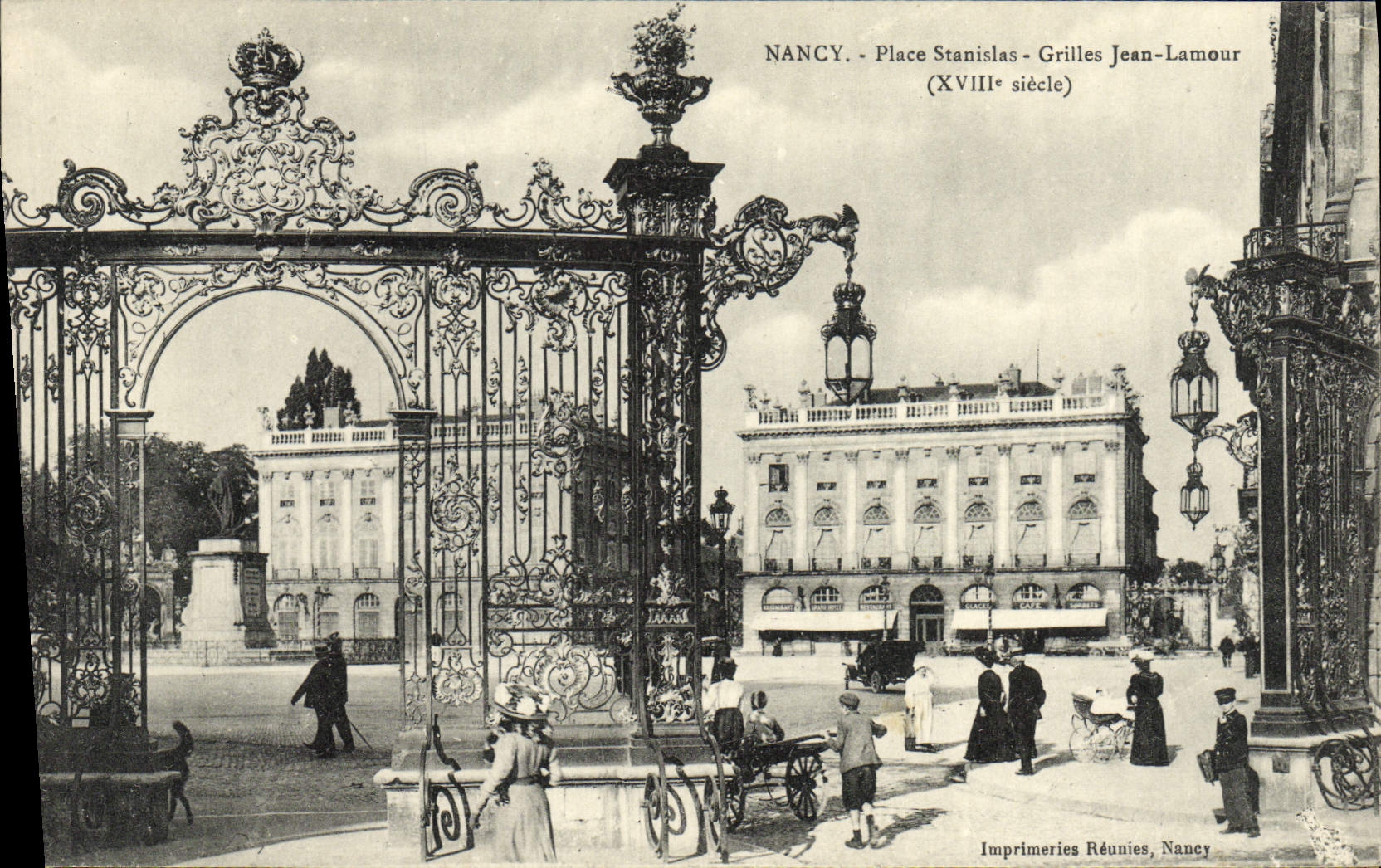 CPA Nancy Place Stanislas Grilles Jean Lamour