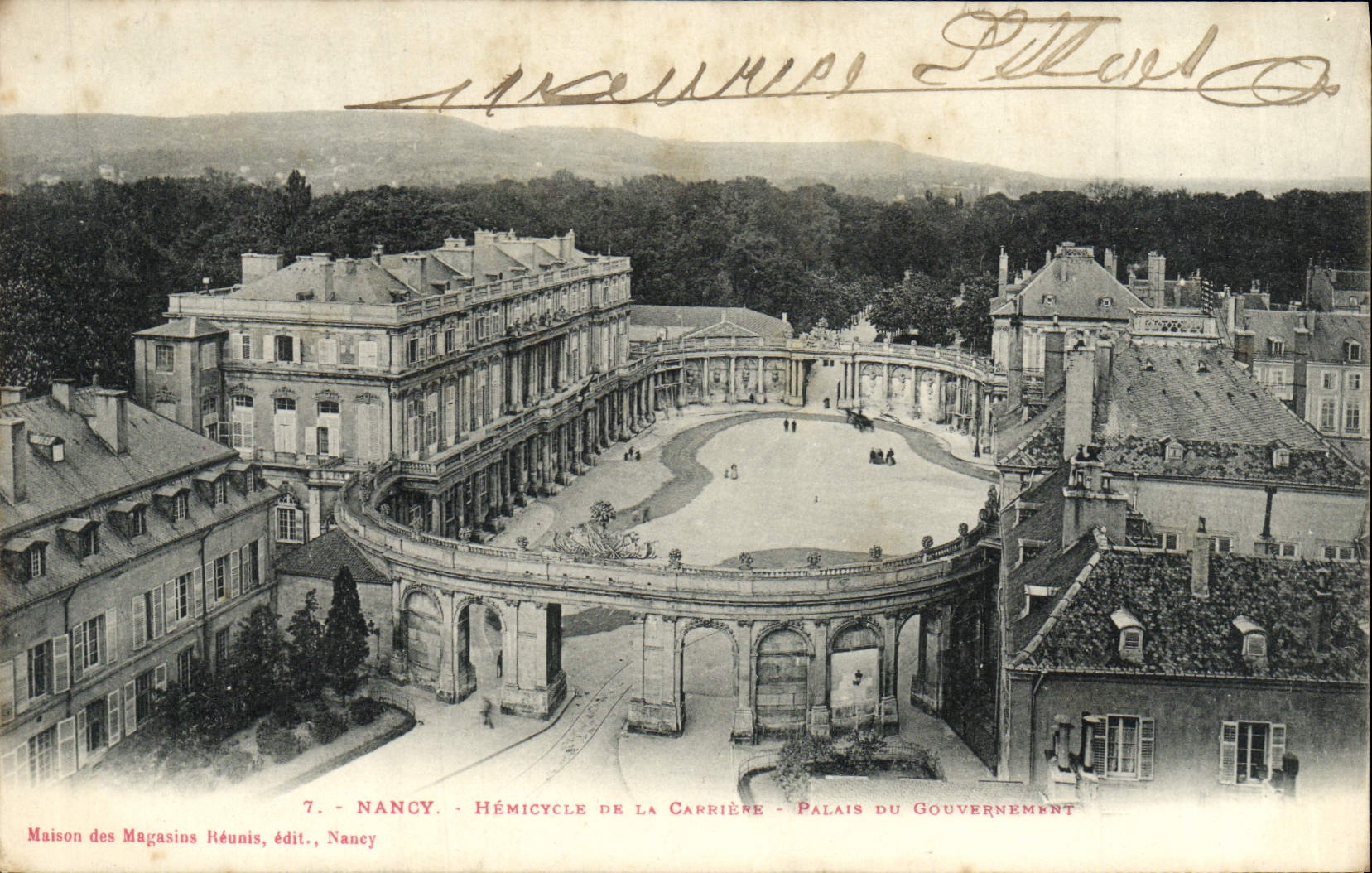 CPA Nancy Hemicycle De La Carriere Palais Du gouvernement