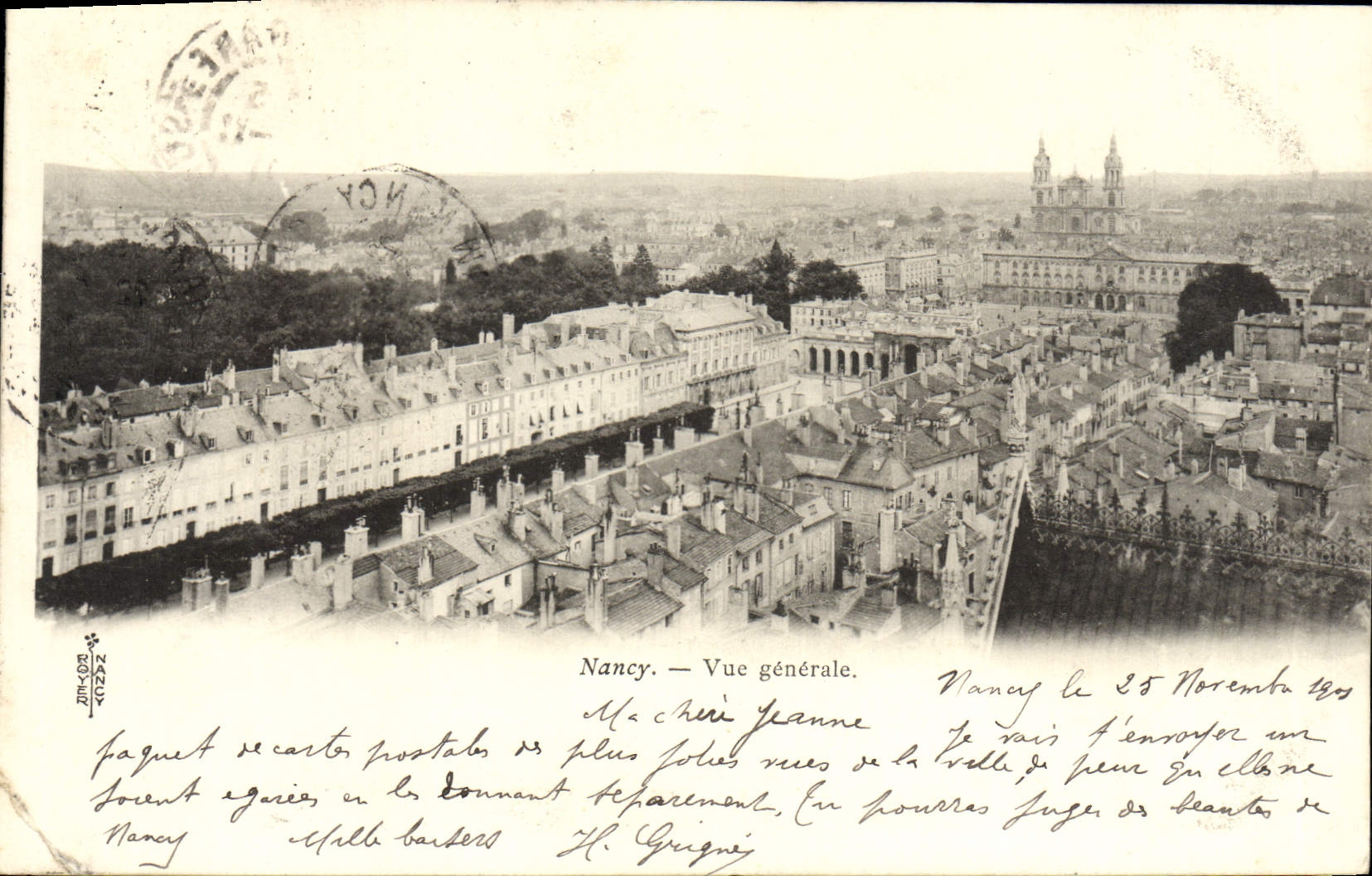 CPA Nancy Vue Generale