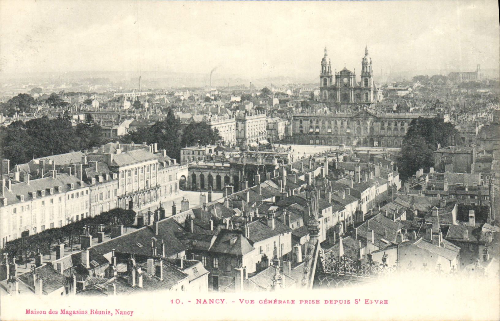 CPA Nancy Vue Generale Prise Depuis St Epvre