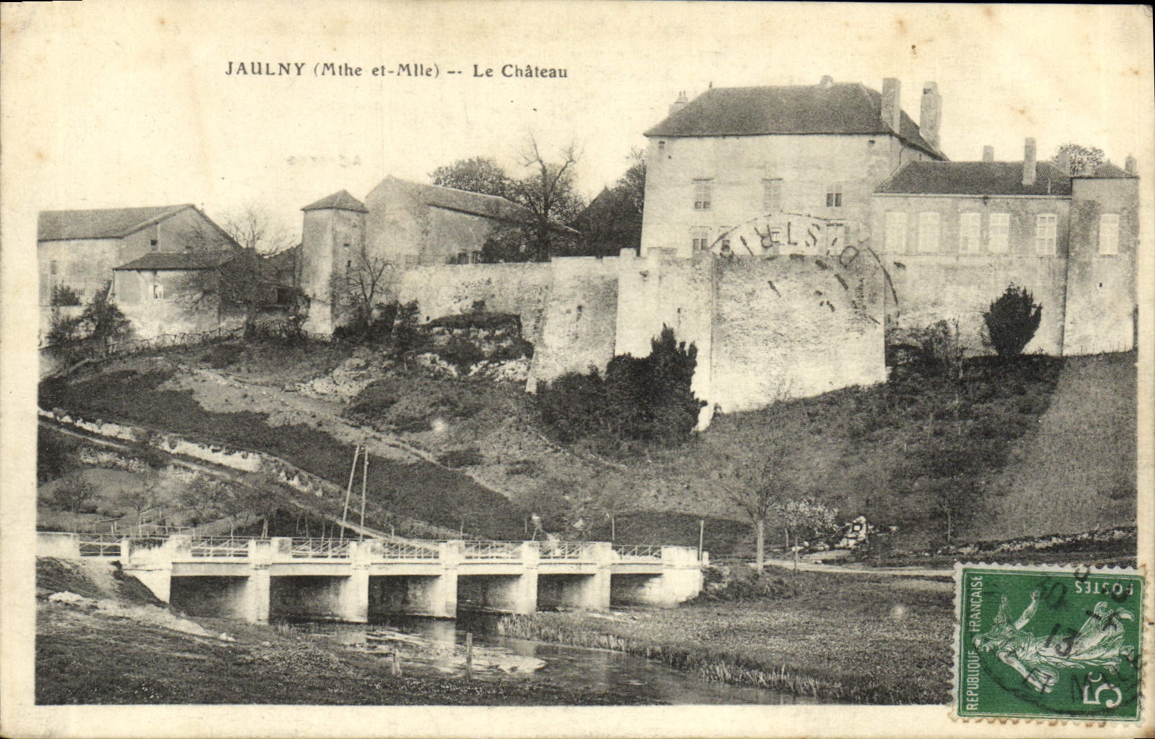 VINTAGE POSTCARD Jaulny the Castle