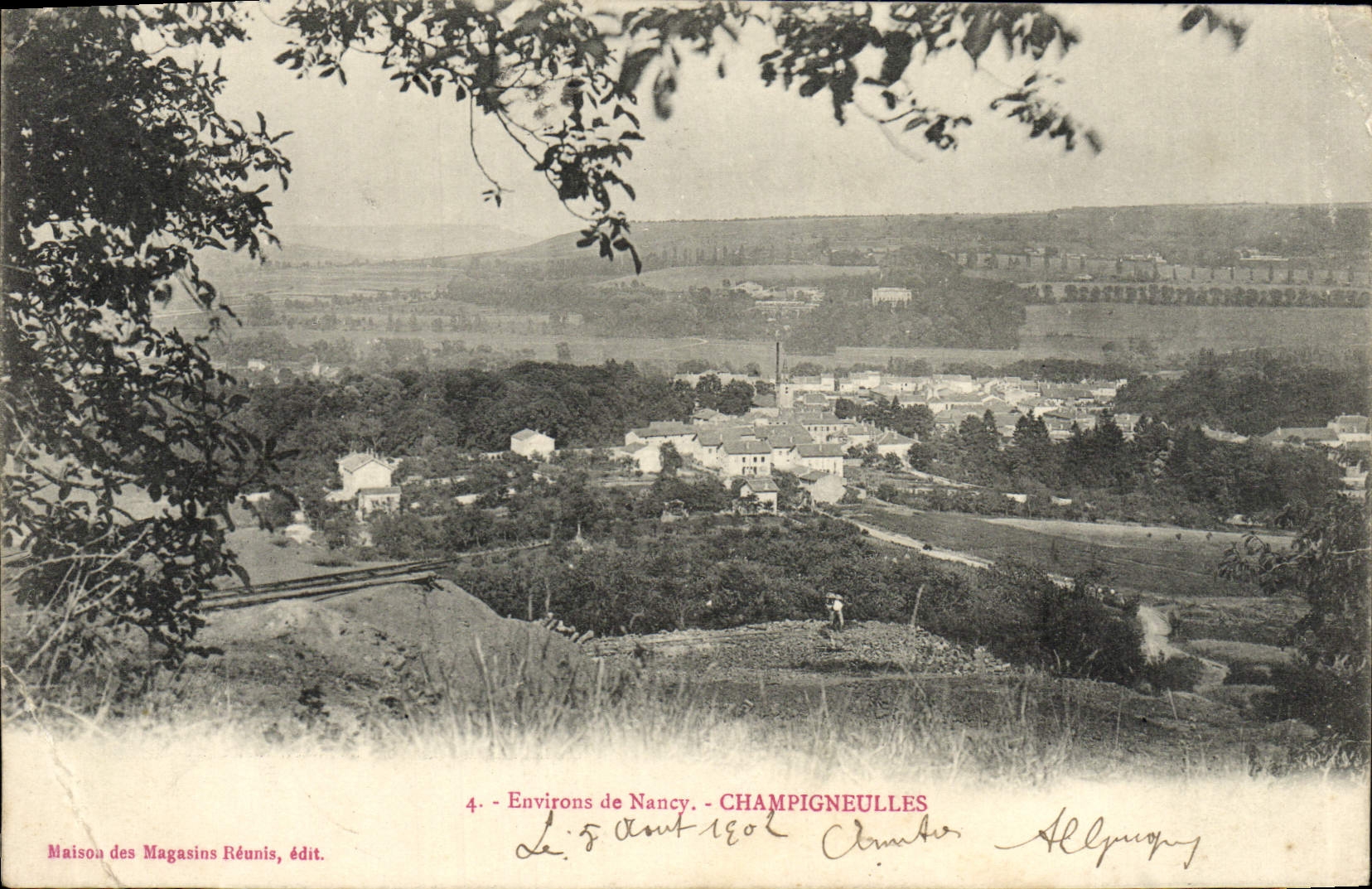 VINTAGE POSTCARD Surroundings Of Nancy Champigneulles