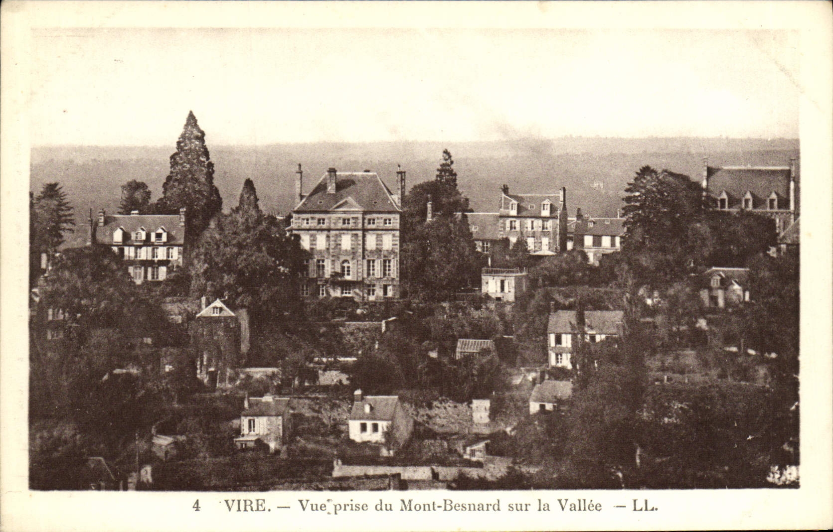 CPA Vire Vue Prise Du Mont Besnard Sur Le Valle