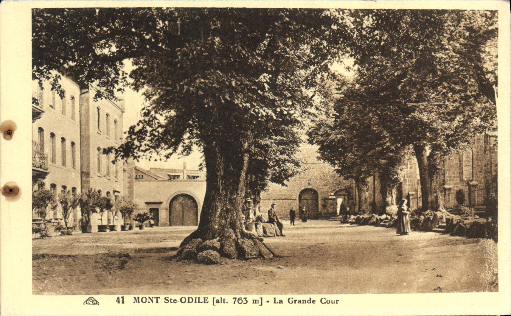 CPA Mont Ste Odile La Grande Cour