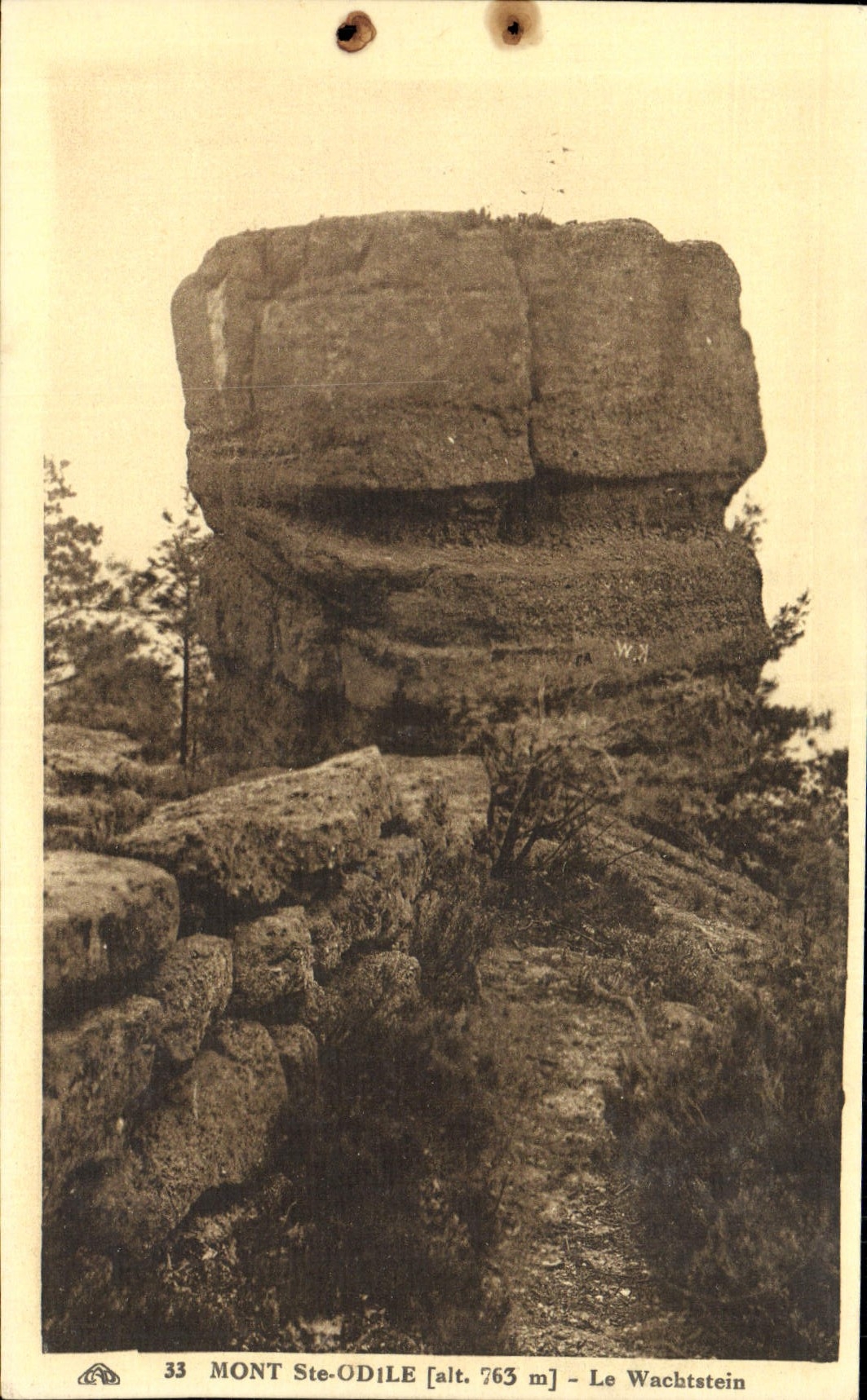CPA Mont Ste Odile Le Wachtstein