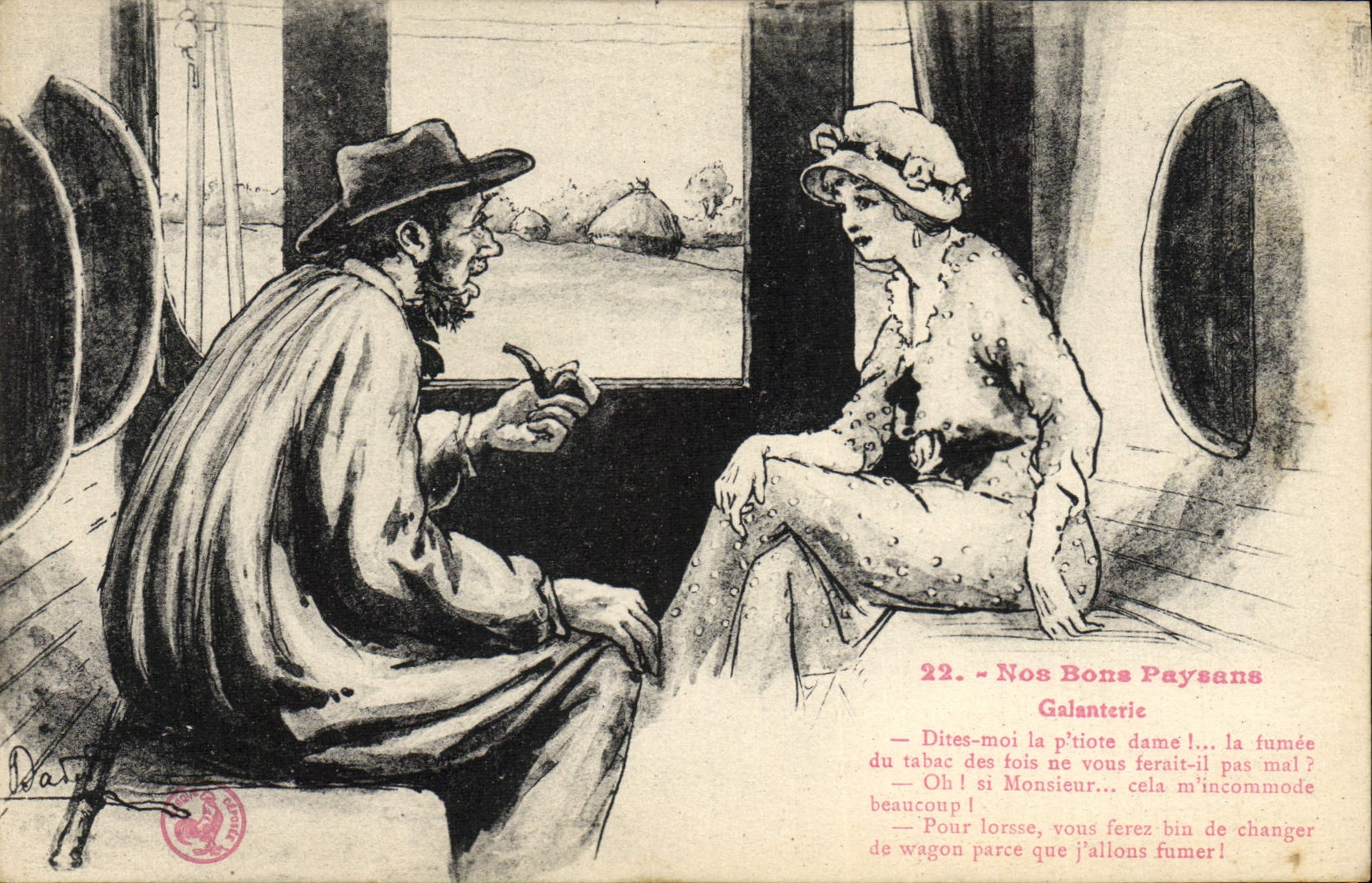 CPA Nos Bons Paysans Galanterie Folklore