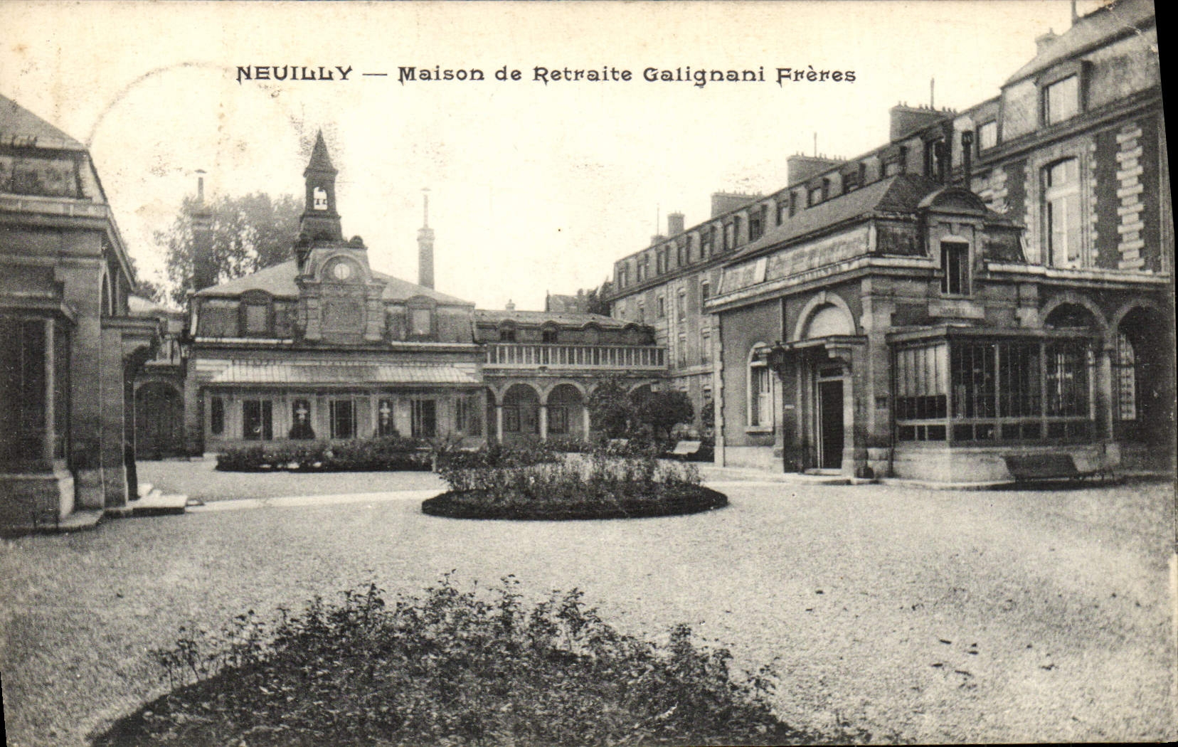 CPA Neuilly Maison De Retraite Galignani Freres
